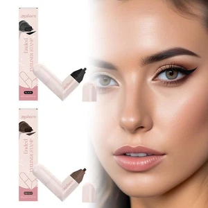 Foldable Eye Liner Stamp Waterproof Eyeliner Stamp Pen New Eyeliner Stamp XRYH - Picture 1 of 18
