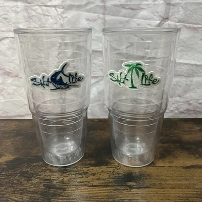 Juego de 2 vasos aislados Tervis - 24 oz vasos de sal - verde y azul Foto 1 de 4