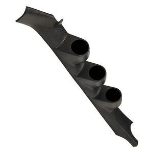 GlowShift Black Triple Gauge 52mm Pillar Pod for 78-87 Chevy Malibu G-Body - Picture 1 of 3