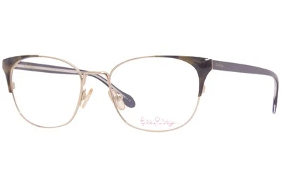 Lilly Pulitzer Posey TO Anteojos Para Mujer Tortuga Borde Completo Marco Óptico 51mm Foto 1 de 4