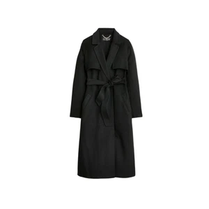 NWT JCrew Harriet Trench Wrap Coat Jacket Womens Medium Black BU070 Wool NEW - Picture 1 of 12