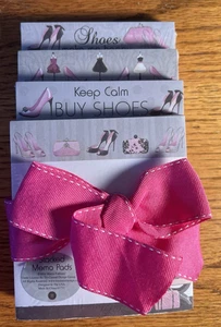Stacked Memo Pads: Shoes Make me Happy Stationary Set! Marco Fabiano - Picture 1 of 6