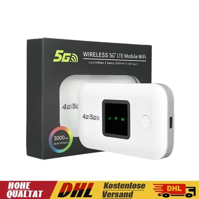 4G/5G WLAN-Router mit SIM-Kartensteckplatz, 150 Mbit/S WLAN Für Für Mobiler NEU - Bild 1 von 4