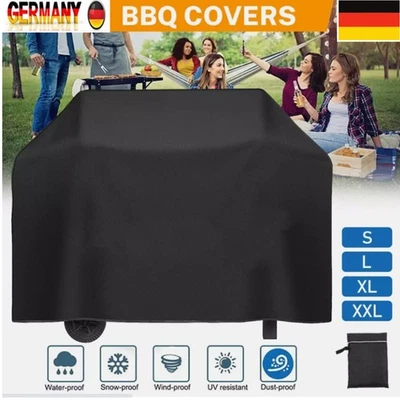 MARKENLOS L-XXXL Premium Grillabdeckung BBQ Grill Abdeckhaube Gasgrill Smoker Schutzhülle