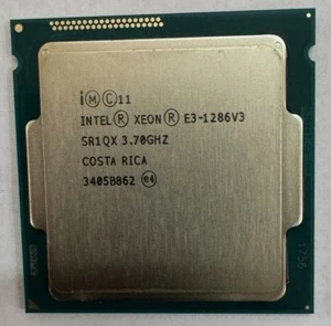 Processore CPU Intel Xeon E3-1286 V3 LGA 1150 3,7 GHz Quad CORE 8 MB 84 W E3 1286v3 - Foto 1 di 1