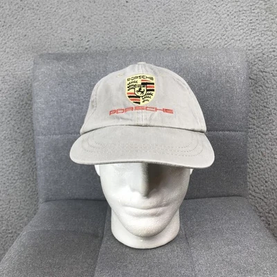 Gorra Porsche Gorra Correa Trasera Gris Piedra Bordado Cresta Para Hombres Euroclásicos Carreras Foto 1 de 4