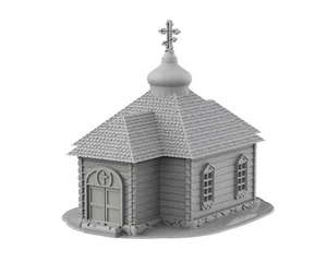 CHURCH EGLISE Soviet Russian Eastern Front Diorama Wargame Terrain BA FOW - Picture 1 of 5