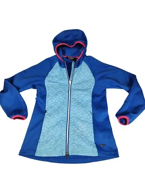 Sunice Golf Hoodie Women's Small Full Zip Jacket Blue Zipped Pockets Long Sleeve - Image 1 of 4