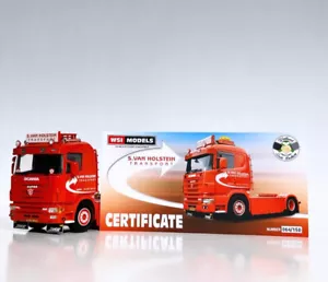 Modelli di camion Scania R4 (144L) tetto piano 4x2 "Holstein" WSI 01-3694 - Foto 1 di 9