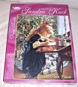 NEW 2001 HTF Dear Santa Sandra Kuck Christmas Letter Child 1000 Piece Puzzle Pc - Picture 1 of 9