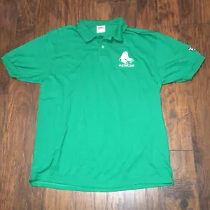 Polo Boston Red Sox 2004 Game Time Budweiser MLB World Series Staff Taglia Lg - Foto 1 di 5