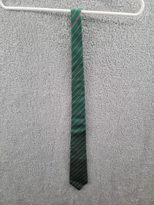 Authentic BURBERRY LONDON Green Pink Stripes Men's Neck Tie W:3 3/4" BY L:54" - Picture 1 of 5