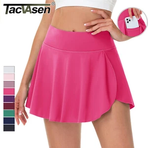 Falda de tenis plisada para mujer faldas de golf con bolsillo cintura alta faldas deportivas - Imagen 1 de 66