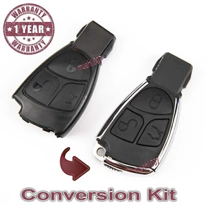 REMOTE CASE KEY FOR MERCEDES W168 W202 W203 W208 W245 A B C E S CLK SLK - Picture 1 of 8