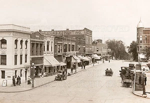 Eldora Iowa IA Edgington Av downtown street 1920 photo CHOICE! 5x7 or request CD - Picture 1 of 1
