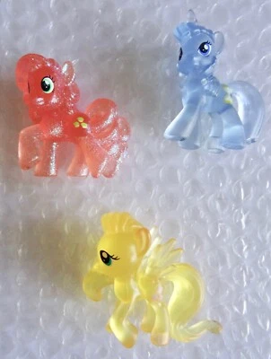 mY LITTLE PONY FLUTTERSHY MINUETTE CRIMSON GALA GLITTER TRANSLUCENT LOT neocurio - Image 1 of 4