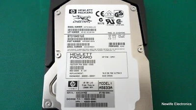 HP ST318451LC 18GB 15,000 RPM 3.5 in. Ultra160 SCSI HDD 5065-0080 - Image 1 of 4