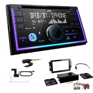 JVC 2-DIN MP3 Autoradio Bluetooth DAB+ für Jeep Grand Cherokee III 2005-2007 - Bild 1 von 6