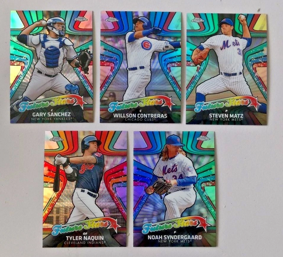 2017 TOPPS CHROME FUTURE STARS INSERT REFRACTOR - COMPLETE YOUR SET - Image 1 of 3