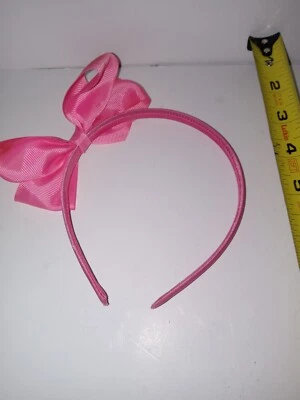 Faixa de cabelo rosa com laço para meninas - Imagem 1 de 3