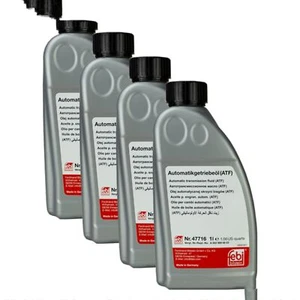 4x FEBI BILSTEIN AUTOMATIKGETRIEBEÖL GELB 1L FÜR MERCEDES BENZ 47716 - Bild 1 von 2