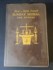 Saint Joseph SUNDAY MISSAL Hymnal 1967 Catholic Book Publishing NY Mass HolyDays - Picture 1 of 7