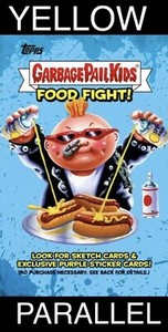 YELLOW PARALLEL 2021 Garbage Pail Kids  FOOD FIGHT U pick Complete Your Set GPK
