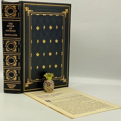 1971 ICL SPOILS OF POYNTON Henry James Short Stories Collectors Edition 24K GOLD - Image 1 of 4