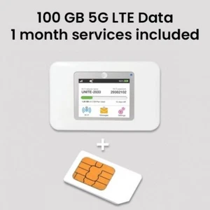Netgear 770S Hotspot Device with 1 Month AT&T 100 GB 5G LTE Services Included - Picture 1 of 2