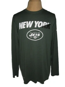 NEW YORK JETS NIKE LONG SLEEVE SHIRT ADULT MENS XL GREEN NEW without tags - Picture 1 of 4