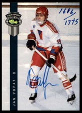 Jan Vopat Rookie Card 1992 Classic Four Sport Autographs #NNO 