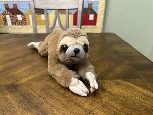 Sloth Toy Plush 15 Inch Long Laydown FAO Schwarz ADOPT A PET Cutie - Picture 1 of 3