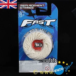 YoyoFactory FAST White Yo-Yo Strings pre-tied suitable for all yo-yos Pack of 10 - Picture 1 of 1