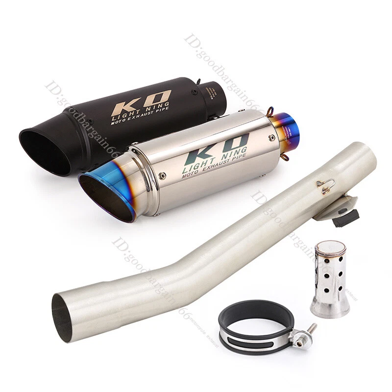 Silenciadores silenciadores de tubo de escape 51 mm para Suzuki Bandit 600 1250 GSF600 1995-2006 Foto 1 de 4