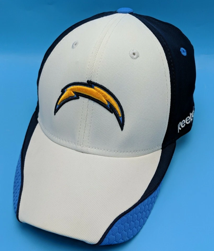 LOS ANGELES CHARGERS hat Reebok fitted blue / white cap - size S / M - Imagem 1 de 4