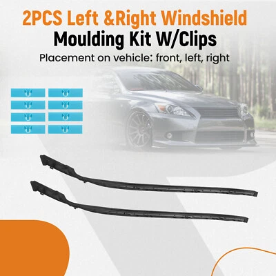Windshield Moulding Kit W/Clips For LEXUS IS F IS250  IS350 75551-53020 - Image 1 of 4