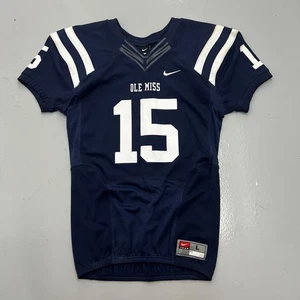 Nike Ole Miss Rebels Game Team Player Issued Football Jersey #15 Mens Size Large - Picture 1 of 13