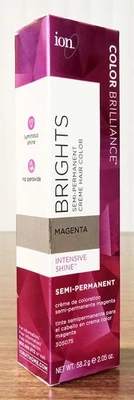 Ion Color Brilliance Brights cor de cabelo creme semi-permanente, magenta, 2,05 oz - Imagem 1 de 4