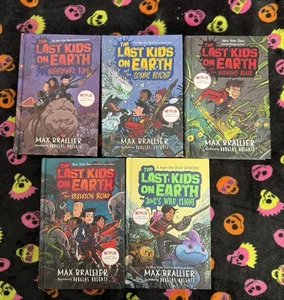Lot of 5 The Last Kids on Earth Hardcover Netflix Books Max Brallier #3-6 Bonus - Picture 1 of 9