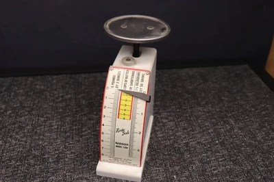 Винтажная ретро кухня Hanson рецепт масштаб модель 1308 8 фунтов - 1940-х? - Изображение 1 из 4