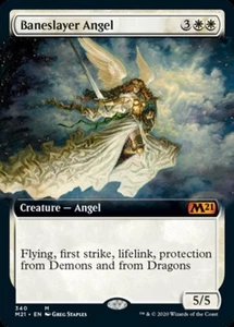 Baneslayer Angel (Extended Art) - Near Mint MTG Magic 2021 Core Set - Picture 1 of 1