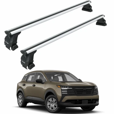 For Nissan Kicks (2025-2026) Roof Rack System, Aluminium Cross Bar, Normal Roof, - Image 1 of 4