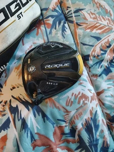 Left Hand 9° Callaway Rogue ST Triple Diamond Low Spin Driver Head Only - Picture 1 of 6