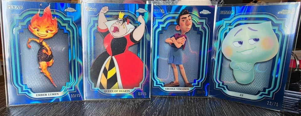 Topps 2024 Blue Wave Refractor Lot of 4 Numbered to 75 Pack Fresh - Image 1 of 1