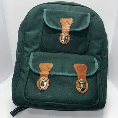 Mochila de picnic Brookstone verde con refrigerador incorporado Foto 1 de 4