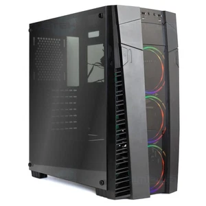 Gaming RGB ATX Micro-ATX Mini-ITX mATX Tower Cabinet Computer PC Game - Picture 1 of 9