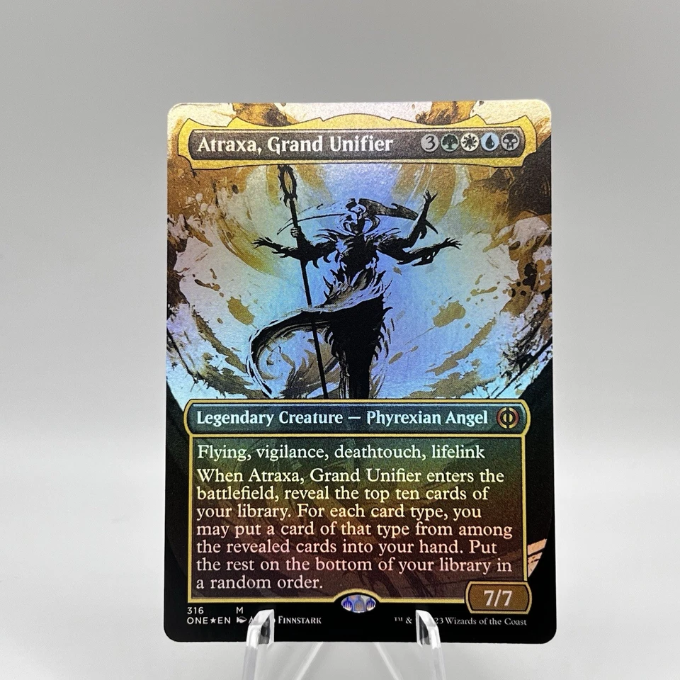 MTG / Atraxa, Grand Unifier / ONE / #316 / FOIL (Showcase) / Mythic / NM - Image 1 of 4