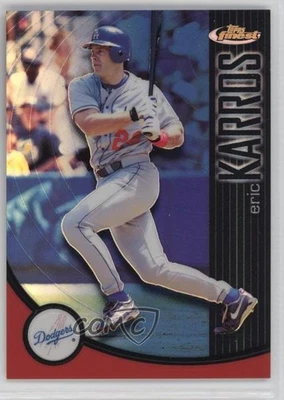 Topps Finest Refractor 2001/499 Eric Karros #107 Foto 1 de 2