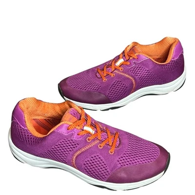 Vionic 335 Emerald 9030 Shoes 8 Wide Purple Orange Orthotic Athletic Sneakers - Image 1 of 4