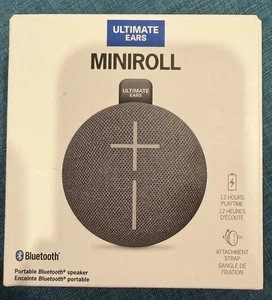 Ultimate Ears MINIROLL Altoparlante Bluetooth Ultraportatile Impermeabile - Nero Nuovo - Foto 1 di 3
